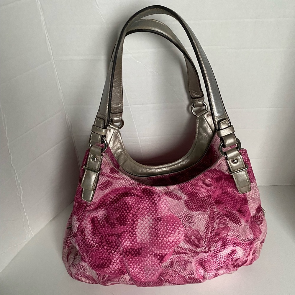 Coach Maggie Madison Floral Shoulder Bag Hobo Limited Edition 19642 - Picture 2 of 14